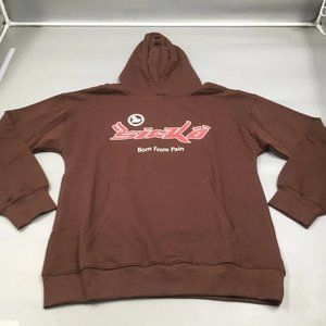 Sicko Pain Hoodie Brown